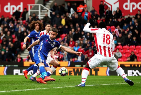 斯托克城1-2切尔西 孔蒂：卡希尔有能力成为明星前锋